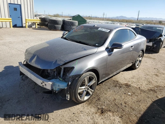 2012 Lexus IS 250 C with VIN JTHFF2C20C2525035, listed as a Copart auction lot 88471305 with 68,514 mi miles and Salvage title. Bid and sale history available at DreamBid. Image 1.