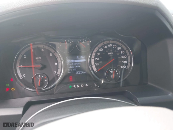 2010 Dodge Ram 1500 SLT with VIN 1D7RV1CT0AS207424, listed as a IAAI auction lot 41307468 with 174,539 mi miles. Bid and sale history available at carsss.com. Image 7.