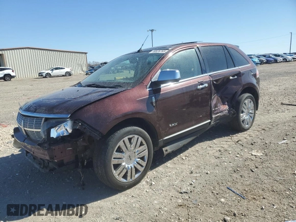 2010 Lincoln MKX with VIN 2LMDJ8JC4ABJ16887, listed as a Copart auction lot 46526765 with 166,533 mi miles and Salvage Title. Bid and sale history available at DreamBid. Image 1.