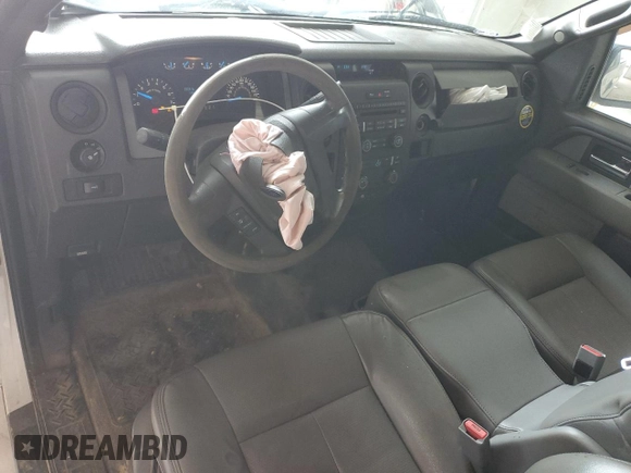 2013 Ford F-150 XL with VIN 1FTNF1CF3DKF27342, listed as a Copart auction lot 55124045 with 149,037 mi miles and Salvage title. Bid and sale history available at DreamBid. Image 8.