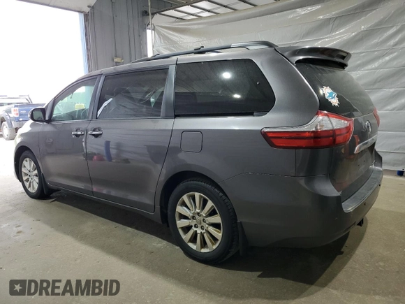 2015 Toyota Sienna Limited with VIN 5TDDK3DC4FS109455, listed as a Copart auction lot 59036135 with 121,250 mi miles and Salvage title. Bid and sale history available at DreamBid. Image 2.