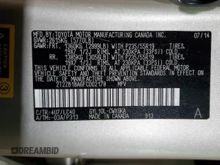 2015 Lexus RX 450h with VIN 2T2ZB1BA6FC002178, listed as a Copart auction lot 43314665 with 177,522 mi miles and Clean Title. Bid and sale history available at DreamBid. Image 13.