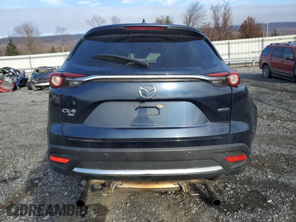 2020 Mazda CX-9 Grand Touring with VIN JM3TCBDY3L0402493, listed as a Copart auction lot 80834004 with 52,744 mi miles and Salvage Title. Bid and sale history available at carsss.com. Image 6.