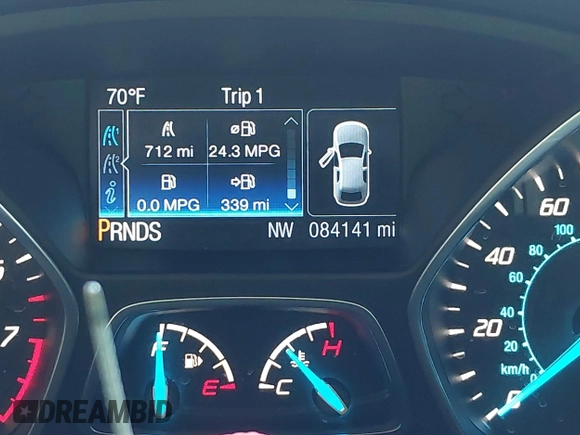 2015 Ford Escape Titanium with VIN 1FMCU0J98FUB95597, listed as a IAAI auction lot 41785188 with 84,141 mi miles. Bid and sale history available at carsss.com. Image 14.