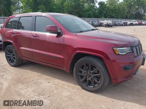 2021 Jeep Grand Cherokee Laredo X with VIN 1C4RJEAG0MC539722, listed as a IAAI auction lot 42059140 with 63,582 mi miles and . Bid and sale history available at DreamBid. Image 1.