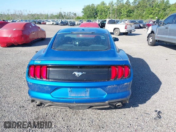 2020 Ford Mustang EcoBoost with VIN 1FA6P8THXL5129382, listed as a IAAI auction lot 39268667 with 18,517 mi miles. Bid and sale history available at carsss.com. Image 16.