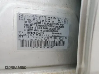 2019 Nissan Sentra SV z VIN 3N1AB7AP7KY443809, wystawiony jako Copart lot #56751885 z przebiegiem 104 974 mil mil oraz Szkoda całkowita • Salvage title. Historia ofert i sprzedaży dostępna na DreamBid. Obrazek 13.