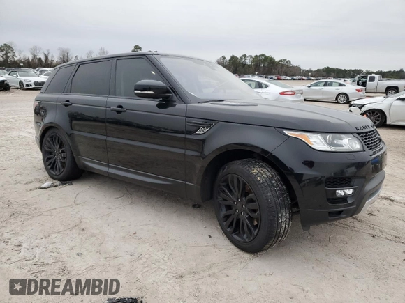 2017 Land Rover Range Rover Sport HSE with VIN SALWR2FK6HA129458, listed as a Copart auction lot 46280735 with 135,469 mi miles and Salvage Title. Bid and sale history available at carsss.com. Image 4.