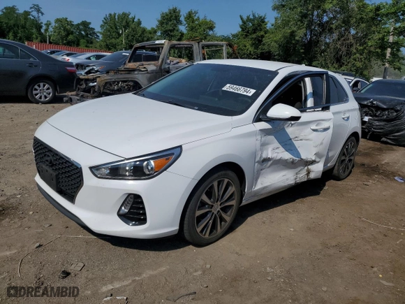 2018 Hyundai Elantra GT with VIN KMHH35LE3JU074422, listed as a Copart auction lot 59466794 with 69,448 mi miles and Salvage Title. Bid and sale history available at carsss.com. Image 1.