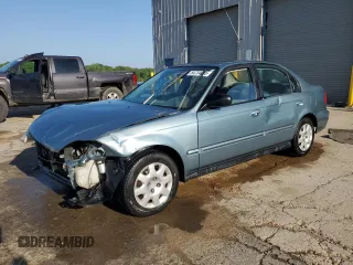 2000 Honda Civic VP z VIN 2HGEJ6610YH578193, wystawiony jako Copart lot #54734005 z przebiegiem 266 604 mil mil oraz Szkoda całkowita • Salvage title. Historia ofert i sprzedaży dostępna na DreamBid. Obrazek 1.