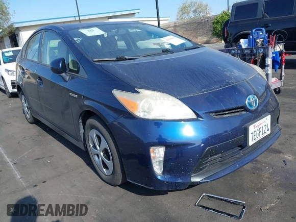 2014 Toyota Prius Four with VIN JTDKN3DU5E1749371, listed as a IAAI auction lot 42018410 with 115,395 mi miles. Bid and sale history available at carsss.com. Image 1.