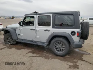 2024 Jeep Wrangler Sport S with VIN 1C4PJXDN6RW297747, listed as a Copart auction lot 52805075 with 17,002 mi miles and Clean title. Bid and sale history available at DreamBid. Image 2.