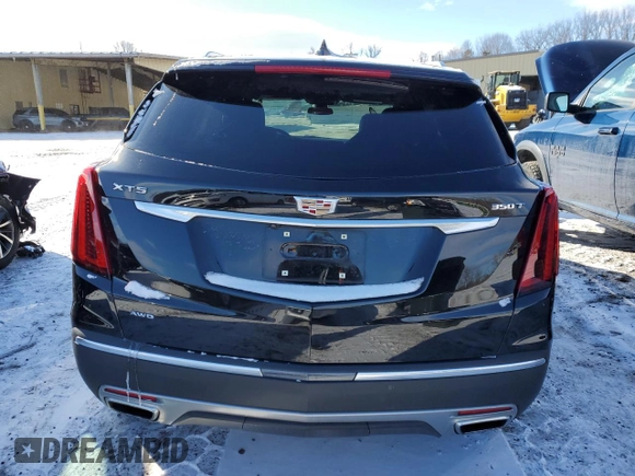 2023 Cadillac XT5 AWD Premium Luxury with VIN 1GYKNDR40PZ136894, listed as a Copart auction lot 45147465 with 42,901 mi miles and Salvage Title. Bid and sale history available at DreamBid. Image 6.