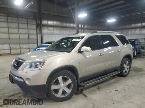 2011 GMC Acadia SLT1 with VIN 1GKKRRED6BJ191424, listed as a Copart auction lot 48053595 with 127,831 mi miles and Salvage Title. Bid and sale history available at carsss.com. Image 1.
