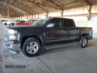 2014 Chevrolet Silverado 1500 LTZ with VIN 3GCPCSEJ6EG498534, listed as a Copart auction lot 78881194 with 180,188 mi miles and Salvage Title. Bid and sale history available at DreamBid. Image 1.