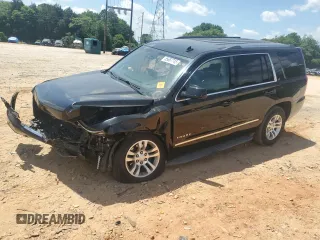 2015 Chevrolet Tahoe LT z VIN 1GNSCBKC9FR272965, wystawiony jako Copart lot #55667745 z przebiegiem Nie podano mil oraz Szkoda całkowita • Salvage title. Historia ofert i sprzedaży dostępna na DreamBid. Obrazek 1.