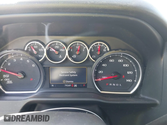 2021 Chevrolet Silverado 1500 RST with VIN 1GCPYEEK3MZ386123, listed as a IAAI auction lot 42020558 with 79,269 mi miles and . Bid and sale history available at DreamBid. Image 7.