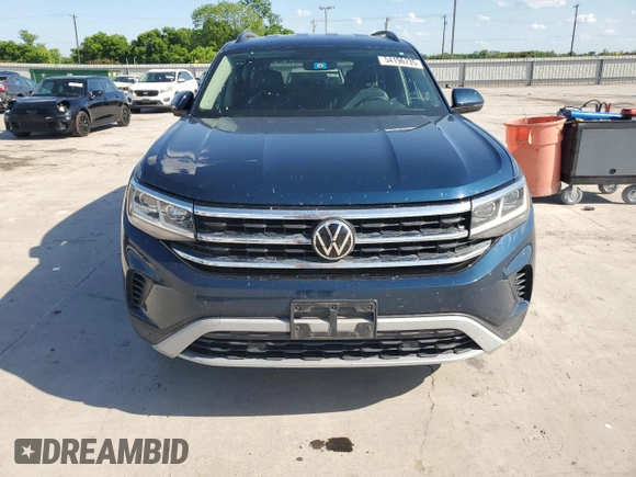 2021 Volkswagen Atlas SE z VIN 1V2WR2CA0MC543710, wystawiony jako Copart lot #54196735 z przebiegiem Nie podano mil oraz Szkoda całkowita • Salvage title. Historia ofert i sprzedaży dostępna na DreamBid. Obrazek 5.
