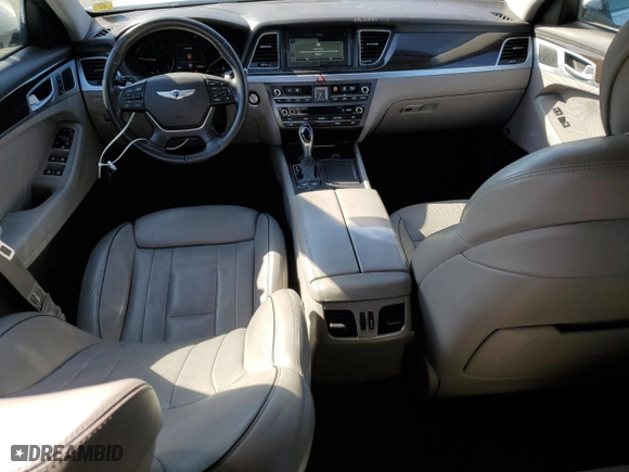 2016 Hyundai Genesis 3.8L with VIN KMHGN4JEXGU142923, listed as a Copart auction lot 49267195 with 179,723 mi miles and Salvage Title. Bid and sale history available at carsss.com. Image 8.