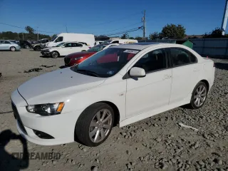 2013 Mitsubishi Lancer GT with VIN JA32U8FW8DU014720, listed as a Copart auction lot 75509414 with 153,645 mi miles and Salvage Title. Bid and sale history available at carsss.com. Image 1.