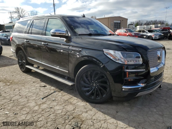 2020 Lincoln Navigator L Black Label with VIN 5LMJJ3TT9LEL06204, listed as a Copart auction lot 83835934 with 0 mi miles and Salvage Title. Bid and sale history available at carsss.com. Image 4.