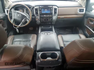 2018 Nissan Titan XD PRO-4X with VIN 1N6BA1F46JN515351, listed as a Copart auction lot 79628154 with 140,380 mi miles and Salvage Title. Bid and sale history available at carsss.com. Image 8.