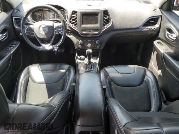 2019 Jeep Cherokee Latitude Plus with VIN 1C4PJMLXXKD250658, listed as a Copart auction lot 62199565 with 95,224 mi miles and Salvage title. Bid and sale history available at DreamBid. Image 8.
