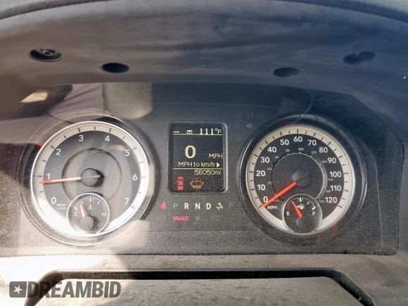 2021 Ram 1500 Tradesman with VIN 1C6RR6FG6MS513307, listed as a Copart auction lot 60605415 with 56,050 mi miles and Clean title. Bid and sale history available at DreamBid. Image 9.