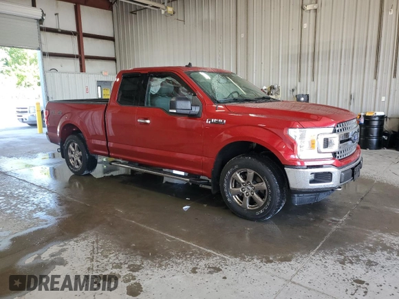 2020 Ford F-150 XL with VIN 1FTEX1EPXLKE68355, listed as a Copart auction lot 65419325 with 61,849 mi miles and Salvage title. Bid and sale history available at DreamBid. Image 4.