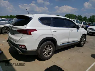 2019 Hyundai Santa Fe SE with VIN 5NMS23ADXKH013816, listed as a Copart auction lot 58556295 with 159,521 mi miles and Salvage title. Bid and sale history available at DreamBid. Image 3.