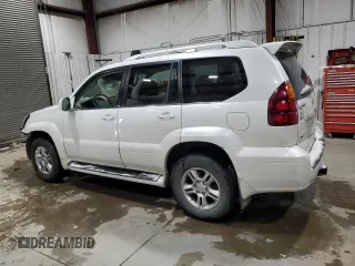 2004 Lexus GX 470 z VIN JTJBT20X240059501, wystawiony jako Copart lot #45146365 z przebiegiem 190 145 mil mil oraz Tytuł czysty. Historia ofert i sprzedaży dostępna na DreamBid. Obrazek 2.