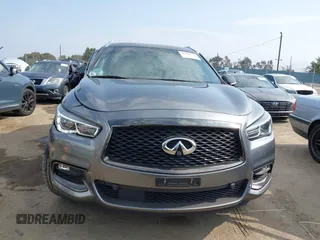 2020 Infiniti QX60 Luxe with VIN 5N1DL0MN2LC527549, listed as a IAAI auction lot 42408763 with 56,371 mi miles and . Bid and sale history available at DreamBid. Image 12.