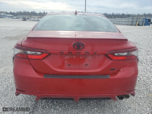 2022 Toyota Camry SE with VIN 4T1T11AK1NU023492, listed as a Copart auction lot 47843025 with 44,118 mi miles and Salvage Title. Bid and sale history available at carsss.com. Image 6.