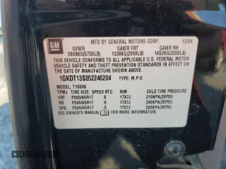 2005 GMC Envoy SLT with VIN 1GKDT13S052246204, listed as a Copart auction lot 68541044 with 155,702 mi miles and Salvage Title. Bid and sale history available at carsss.com. Image 15.