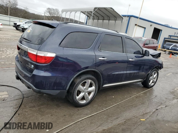 2013 Dodge Durango Citadel with VIN 1C4RDHEGXDC687475, listed as a Copart auction lot 84757144 with 208,217 mi miles and Salvage title. Bid and sale history available at DreamBid. Image 3.