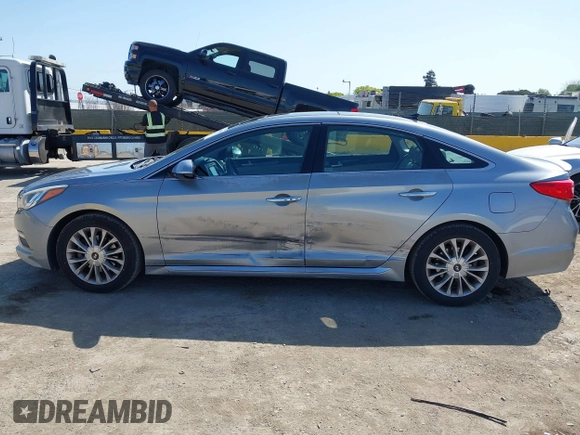 2015 Hyundai Sonata Limited with VIN 5NPE34AF1FH100238, listed as a IAAI auction lot 42001490 with 96,382 mi miles and . Bid and sale history available at carsss.com. Image 14.