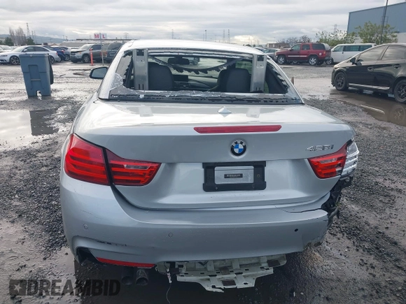 2015 BMW 4 Series 428i with VIN WBA3V7C50FP772915, listed as a IAAI auction lot 41526014 with 116,800 mi miles. Bid and sale history available at carsss.com. Image 16.