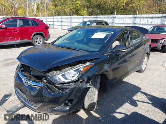 2016 Hyundai Elantra SE with VIN 5NPDH4AE8GH778894, listed as a IAAI auction lot 40587250 with 91,274 mi miles and . Bid and sale history available at DreamBid. Image 2.