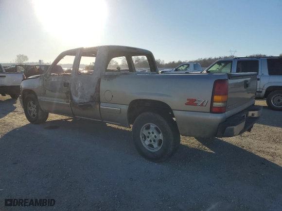 1999 Chevrolet Silverado 1500 LS with VIN 2GCEK19T2X1238465, listed as a Copart auction lot 43008225 with 0 mi miles and Non Repairable. Bid and sale history available at carsss.com. Image 2.