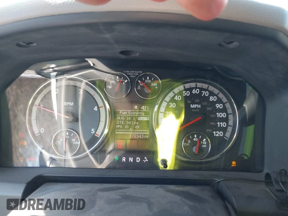 2012 Ram 2500 ST with VIN 3C6UD5CL3CG185547, listed as a IAAI auction lot 41626508 with 178,343 mi miles. Bid and sale history available at carsss.com. Image 7.