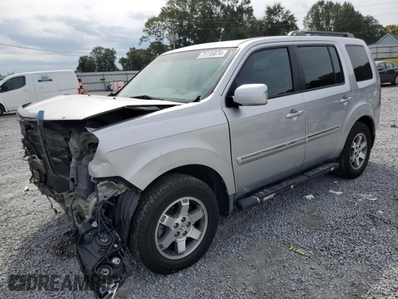 2010 Honda Pilot Touring with VIN 5FNYF3H82AB011212, listed as a Copart auction lot 71115874 with 248,495 mi miles and Salvage Title. Bid and sale history available at DreamBid. Image 1.
