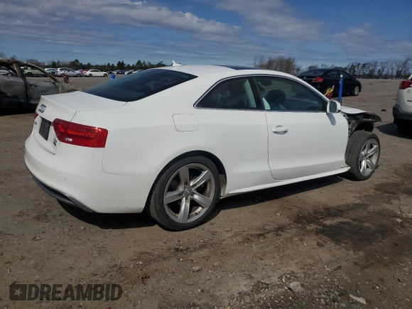 2016 Audi A5 Premium Plus with VIN WAUM2AFR1GA028723, listed as a Copart auction lot 49120165 with 81,460 mi miles and Salvage Title. Bid and sale history available at carsss.com. Image 3.