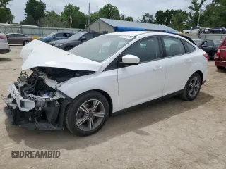 2018 Ford Focus SE with VIN 1FADP3F27JL264670, listed as a Copart auction lot 57184815 with 35,187 mi miles and Salvage title. Bid and sale history available at DreamBid. Image 1.