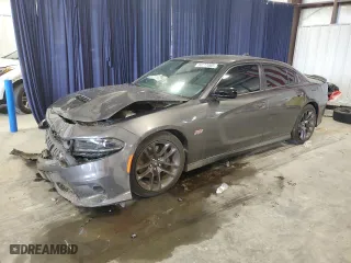 2023 Dodge Charger Scat Pack Widebody with VIN 2C3CDXGJ7PH603952, listed as a Copart auction lot 50277005 with 30,495 mi miles and Salvage Title. Bid and sale history available at carsss.com. Image 1.