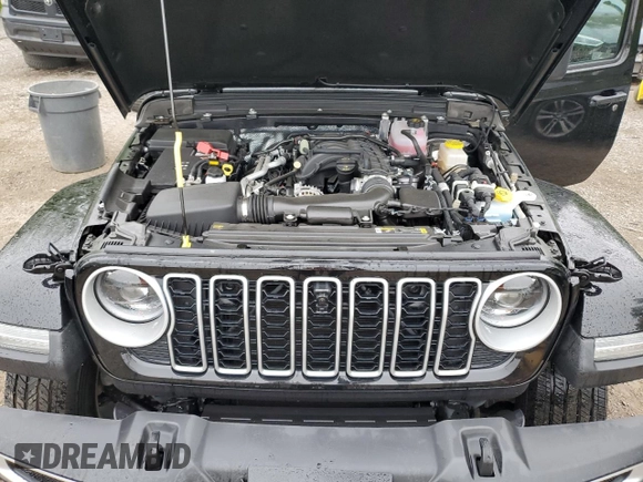 2024 Jeep Wrangler Sahara with VIN 1C4PJXEG5RW345092, listed as a Copart auction lot 59493845 with 669 mi miles and Clean title. Bid and sale history available at DreamBid. Image 12.