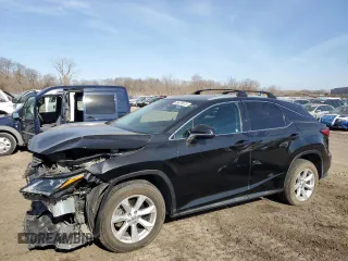 2016 Lexus RX 350 F Sport with VIN 2T2BZMCA5GC005393, listed as a Copart auction lot 48679075 with 154,513 mi miles and Salvage Title. Bid and sale history available at carsss.com. Image 1.