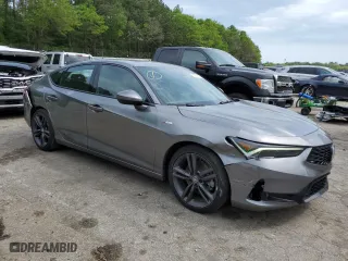 2023 Acura Integra w/A-Spec Package with VIN 19UDE4H3XPA007813, listed as a Copart auction lot 50851324 with 44,507 mi miles and Salvage Title. Bid and sale history available at carsss.com. Image 4.