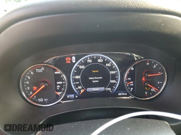 2024 GMC Terrain Denali with VIN 3GKALXEG7RL400510, listed as a Copart auction lot 53283645 with 4,870 mi miles and Salvage title. Bid and sale history available at DreamBid. Image 9.