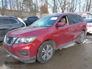 2017 Nissan Pathfinder SV with VIN 5N1DR2MMXHC904184, listed as a IAAI auction lot 41369202 with 85,427 mi miles. Bid and sale history available at carsss.com. Image 2.