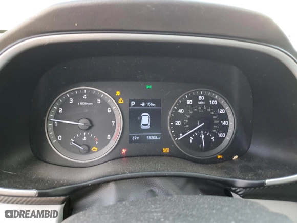 2019 Hyundai Tucson SE with VIN KM8J23A43KU018310, listed as a Copart auction lot 48601625 with 55,208 mi miles and Salvage Title. Bid and sale history available at carsss.com. Image 9.